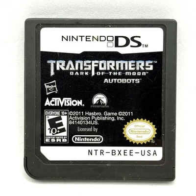 DS Transformers Dark of the Moon Autobots Nintendo DS somente cartucho - Imagem 1 de 2