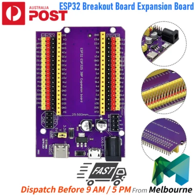 ESP32 Breakout Board Expansion Board 38-pin Module Terminal Adapter - image 1 of 4