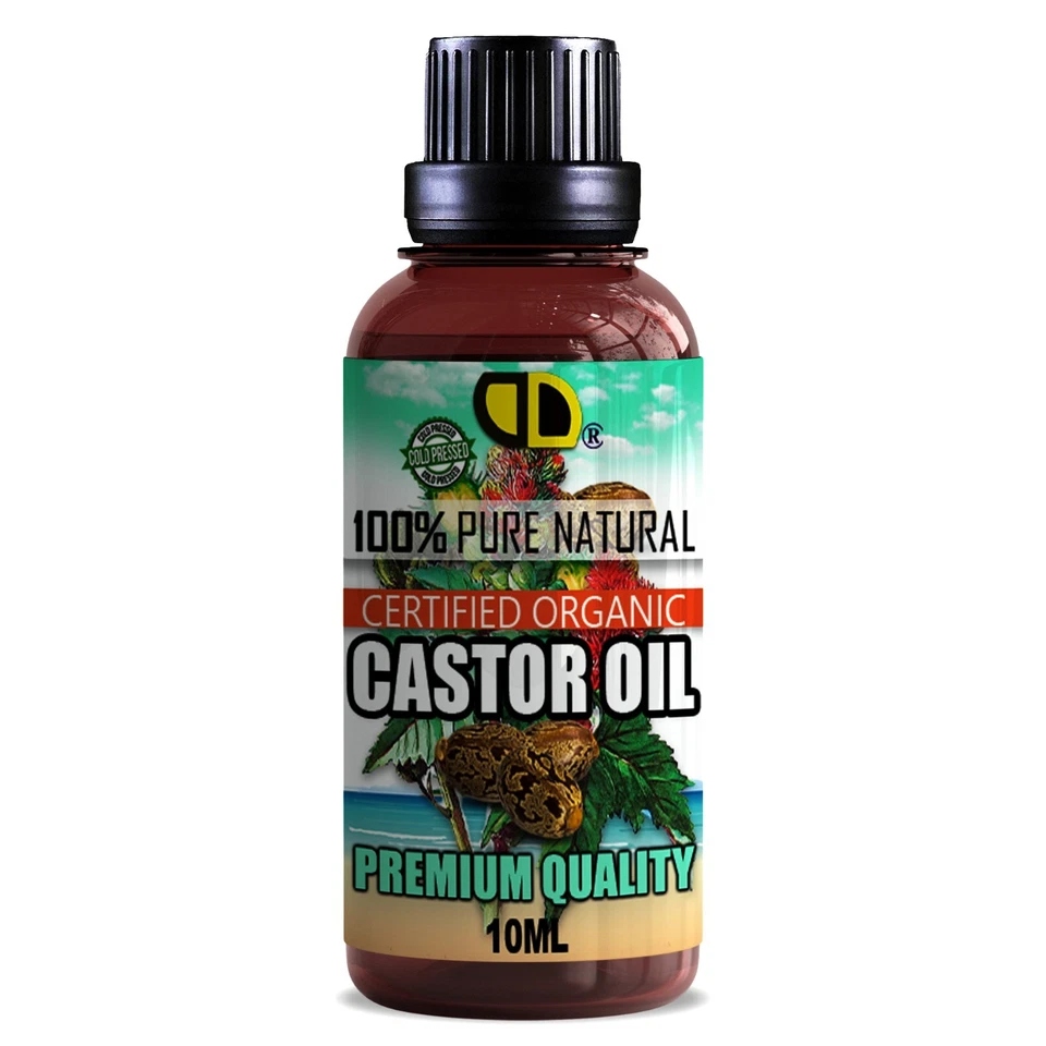 DD Castor oil ( Pharmaceutical Grade ) BP Certified 100% Pure & Natural 10ml