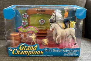 Grand Champions Mini Pferd Abenteuer Rodeo Empire Spielzeug 2006 Plastikschaden LESEN - Bild 1 von 11