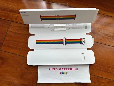 NUEVO 2017 *ORGULLO* Edición 44/45/46/49mm/Ultra Tejido Nylon Apple Watch Correa Deportiva Foto 1 de 4