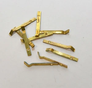 Brass Chain Plates 2x16mm for Model Ship Kits - Pack of 10 - Picture 1 of 1