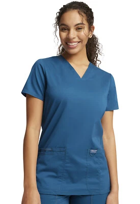 Cherokee Workwear Revolution Women's V-Neck Scrub Top | WW620 - Image 1 of 3