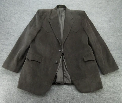 Chaqueta deportiva Circle S para hombre 46L marrón pana occidental con ventilación única adulto Foto 1 de 4