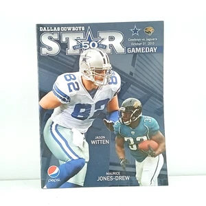 31. Oktober 2010 Dallas Cowboys Souvenir Programm Jacksonville Jaguars Jason Witten - Bild 1 von 2