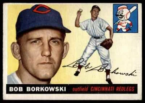 1955 Topps Bob Borkowski Cincinnati Redlegs #74 - Imagen 1 de 2