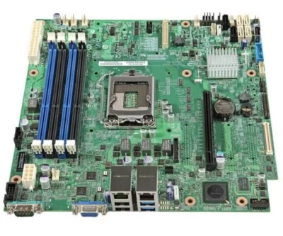 Intel DBS1200V3RPO Chipset-C224 Socket-LGA1150DDR3L-1600MHz Motherboard - Image 1 of 4
