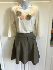 Conjunto de 2 piezas de falda objetos necesarios con camisa Christopher & Banks talla pequeña - Imagen 1 de 8