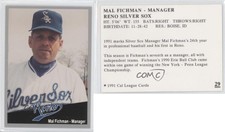 1991 Cal League Reno Silver Sox Mal Fichman #29