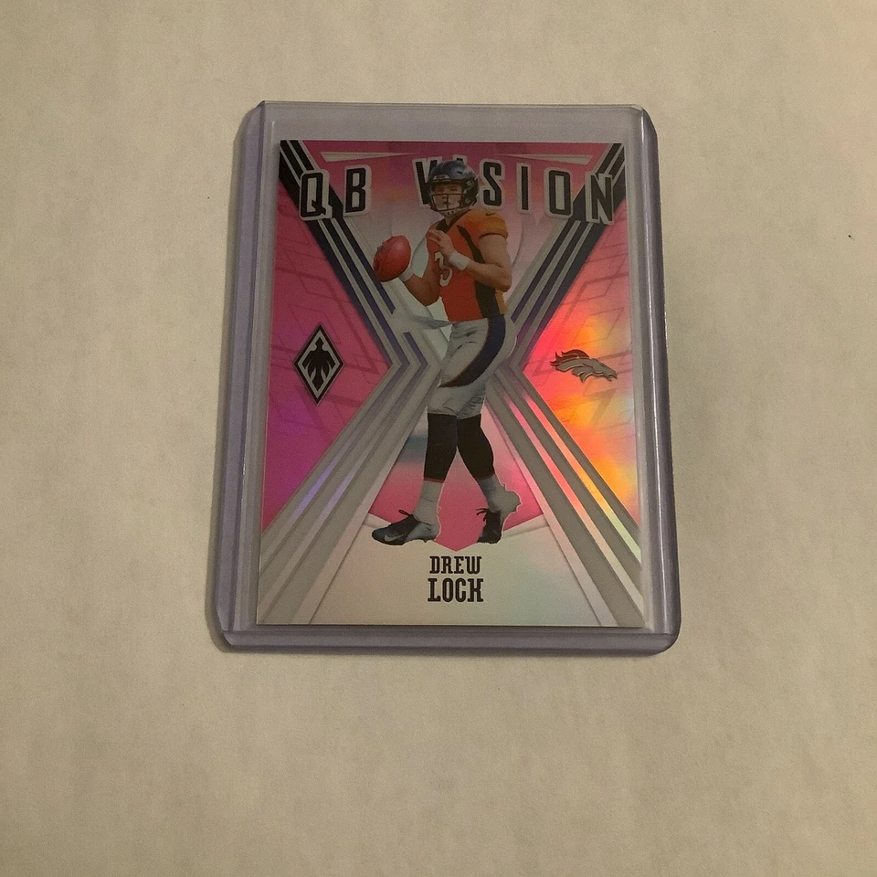 F106,457  2019 Panini Phoenix QB Vision Pink #4 Drew Lock /199 BRONCOS - Image 1 of 1