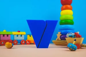 Viacom Logo 3D Printed Pretend Play Toy Gift Learning 20th Century Fox Disney - Picture 1 of 4