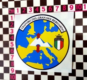 Pegatina de viaje italiana túnel de San Bernardo - Scooter Vespa Lambretta Iso GP LP - Imagen 1 de 1