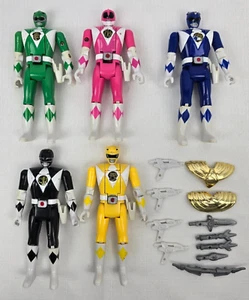 Mighty Morphin Power Rangers Flip Head Auto Morphin Lot Bandi 1993 Vintage - Picture 1 of 16