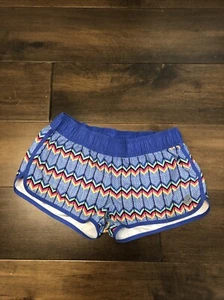 Roxy Girls Swim Shorts Multicolor Size Large With Pocket - Picture 1 of 6