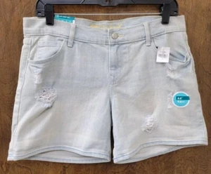Neu mit Etikett Old Navy Damengröße 6 R Boyfriend Distressed 3,5" Schrittlänge Jeansshorts - Bild 1 von 3