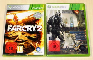 2 SPIELE BUNDLE - FAR CRY 2 + CRYSIS 2 LIMITED EDITION - XBOX 360 - Picture 1 of 3