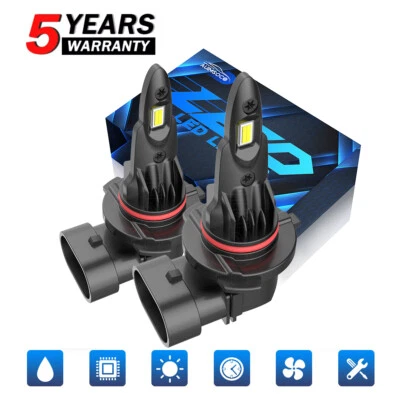 for Chevy Impala 2014-2017 6500K LED Headlight Bulbs Kit Upgrade High/Low Beam - Image 1 of 4