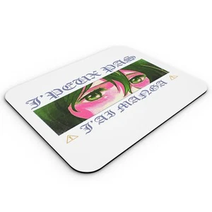 Tapis de Souris Blague J'Peux Pas J'ai Manga Mikasa Japon Anime Manga Classique - Photo 1/2