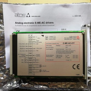 Atos E-ME-AC-01F E-ME-AC-01F 21/2 Electrical amplifier E-ME-AC-0*F ✦KD - Picture 1 of 2