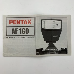 Pentax AF 160 Flash Unité Manuel - Photo 1 sur 3