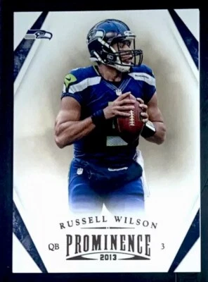 2013 Panini Prominence - RUSSELL WILSON #89 - Seattle Seahawks - MINT - 2nd Year - Image 1 of 2