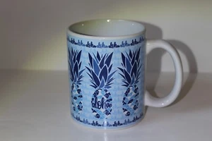 The Islander Group Pineapple Mosaic Natural Stoneware 11 oz Coffee Mug - Picture 1 of 8