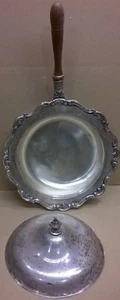 Vintage Chaffing Set Silver 6 pieces Covered Dish Antique [L59][C1-3-3-6] - Picture 1 of 12