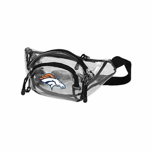 Football Denver Broncos Transport Clear Belt Bag 13"x 5" Licensed Phanny Pack - Picture 1 of 1