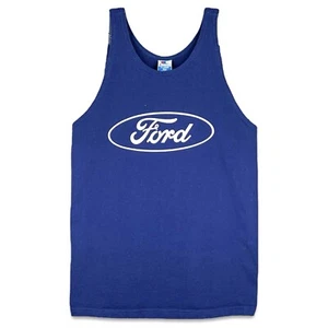 Vintage Ford Tank Top Muscle Shirt Single Stitch XL - Picture 1 of 12