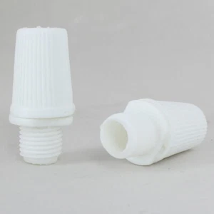 White 1/8ips. Male Threaded Plastic SVT Strain Relief 26916JB - Picture 1 of 3