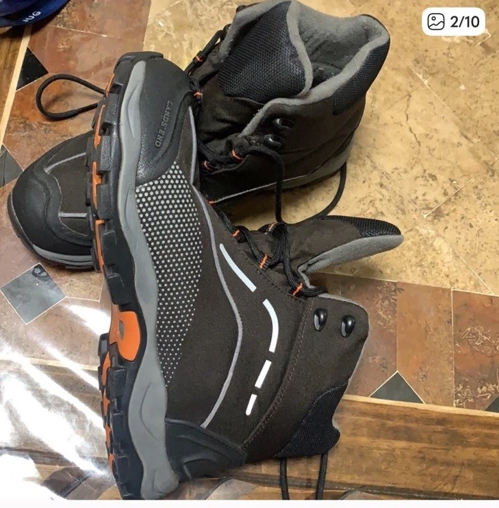 Botas de senderismo Lands' End de caña alta aisladas para mujer talla 10 Foto 1 de 4