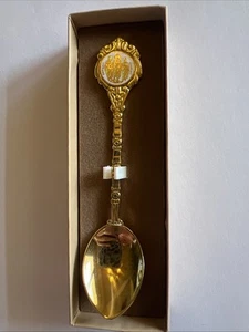 Heiliger Petrus und Paulus Vintage Souvenir Löffel Sammlerstück Gold - Bild 1 von 6