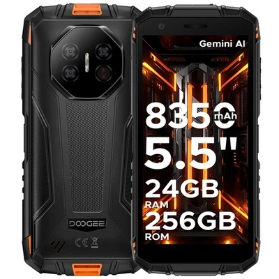 DOOGEE Fire 3 Ultra Outdoor Smartphone Android 15 24GB+256GB 5,5" Handy 8350mAh - Bild 1 von 4