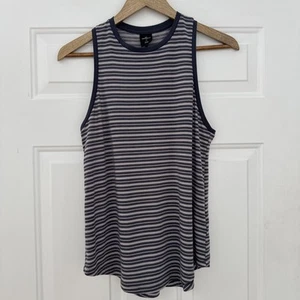 REI Cooperative Women's Gray Striped Racerback Tank Top - Size XS - Picture 1 of 3