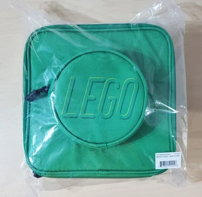 Nuevo y Sellado 2018 LEGO Raro Ladrillo Verde Aislado Bolsa de Almuerzo Caja Refrigerador Almacenamiento Foto 1 de 4