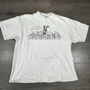 T-shirt vintage 1992 Be An Original Dalmatian taglia XL Hanes Beefy-T USA - Foto 1 di 6