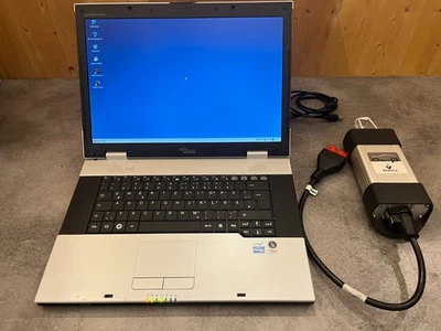 Renault Dacia Diagnostic Tool Can Clip And Dialogys With Fujitsu Laptop - Image 1 of 4