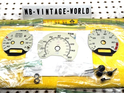 Genuine Mercedes C280 98-00 W202 SPORT instrument Cluster WHITE 3 Face,4 Needle - Image 1 of 4