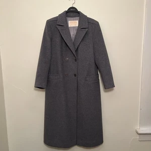 Abrigo PENDLETON De Colección Etiqueta Dorada Hecho en Estados Unidos Doble Pecho Lana Pura, Gris - 10 - Imagen 1 de 10