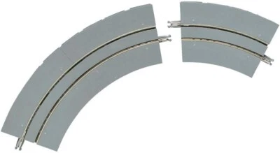 Tomix N Wide Tram Super-Mini Curved Track C103-WT F 30°60° 1795 Set of 2 - Image 1 of 2