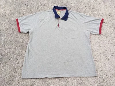 Scandia Woods Polo Shirt Men’s 2XL Short Sleeve Gray Pocket Cotton - Image 1 of 4