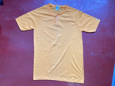 1980s Winners wear Bike vintage single stitch 2 button henley polo USA t shirt M - Image 1 of 4