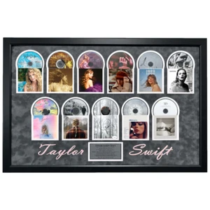 Taylor Swift signierte CD Alben gerahmt JSA Eras Tour signiert gefolterte Dichter - Bild 1 von 16