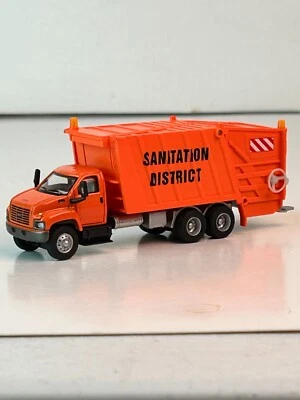 Boley 1:87 Scale GMC Sanitation/Garbage Truck, Orange - Image 1 of 4