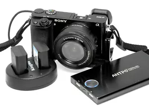 Sony a6000 24.3 MP Dig/Camera,kit lens,charger,2pcs batteries,powerbank - Picture 1 of 13