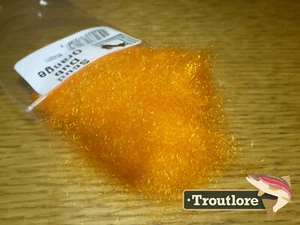 ORANGE SCUD DUB by HARELINE DUBBIN - TROUTLORE FLY TYING DUBBING MATERIALS NEW - Picture 1 of 4