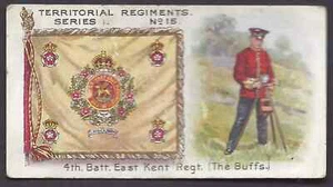 TADDY - TERRITORIAL REGIMENTS - #15 4TH BATT EAST KENT REGT, THE BUFFS - Picture 1 of 2