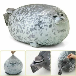 Plush Toy Seal Ocean Chubby Blob Cute Animal Pillow Doll Pet Stuffed Kids Gifts - Picture 1 of 8