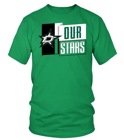 OUR STARS DALLAS STARS ICE CLUSTER ICE HOCKEY SPORT TEAM T-SHIRT GIFT FAN S-3XL Cover