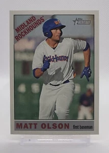 2015 Topps Heritage Ligas Menores Matt Olson #204 RockHounds - Imagen 1 de 2